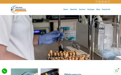 srilathadiagnostics.com snapshot