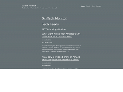scitechmonitor.com snapshot
