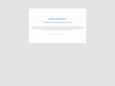 wild-wachsen.de snapshot