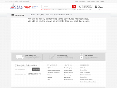orsamarine.co.uk snapshot