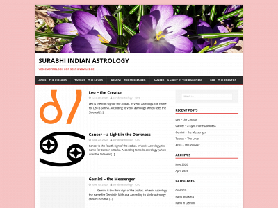 surabhiastrology.com snapshot