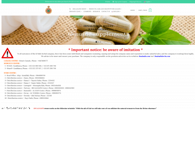 ibnalnafisherbs.com snapshot