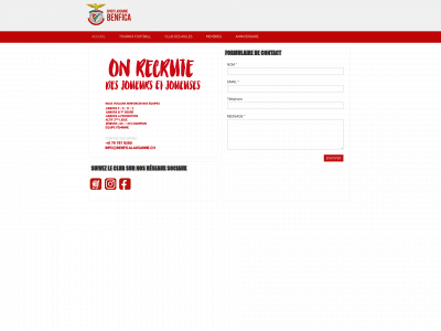 benficalausanne.ch snapshot