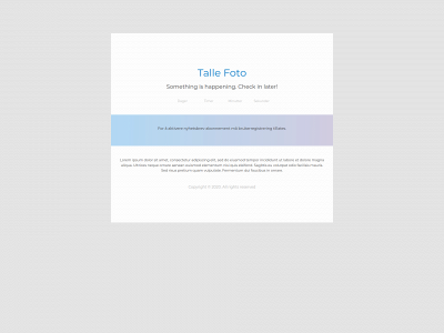 talle-foto.no snapshot