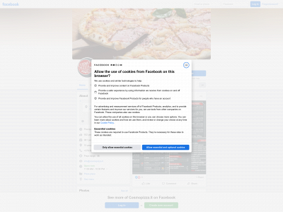 cosmopizza.lt snapshot