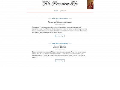 thispersistentlife.com snapshot