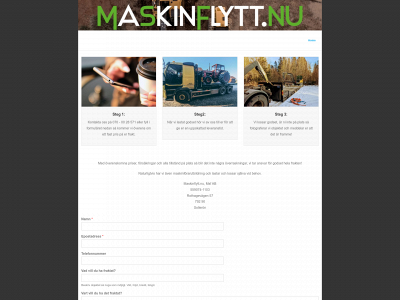 maskinflytt.nu snapshot