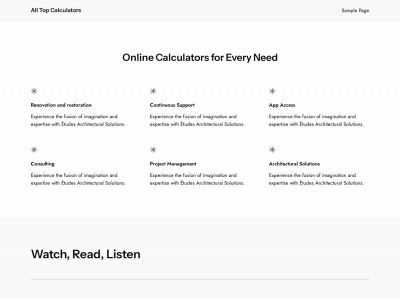 alltopcalculators.com snapshot