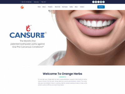 orangeherbs.com snapshot