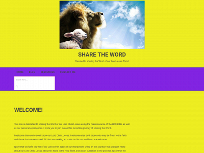 sharetheword.info snapshot