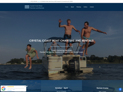 www.eiboatrentals.com snapshot