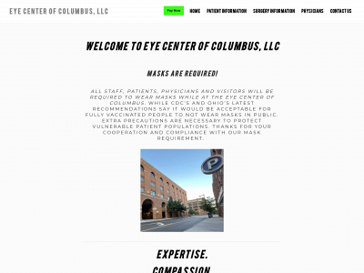 www.eyecenterofcolumbus.com snapshot