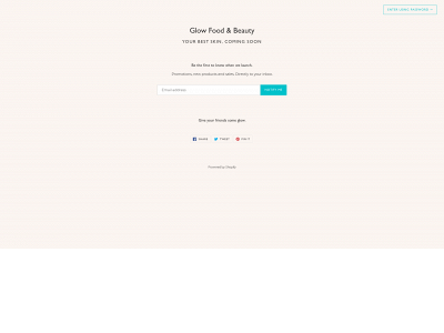 glowfoodandbeauty.com snapshot