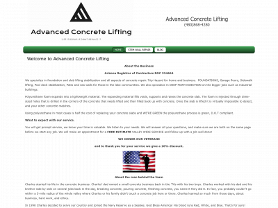 advancedconcreteliftingaz.com snapshot