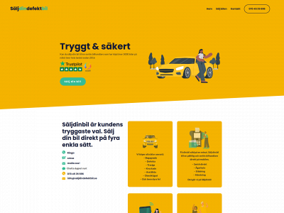 säljdindefektbil.se snapshot
