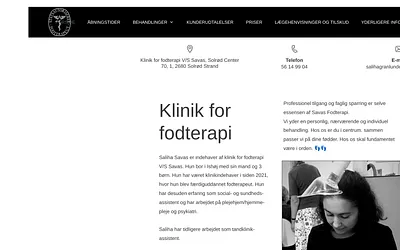 fodterapeut-savas.dk snapshot