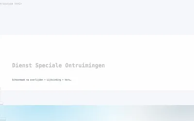 specialeontruimingen.nl snapshot