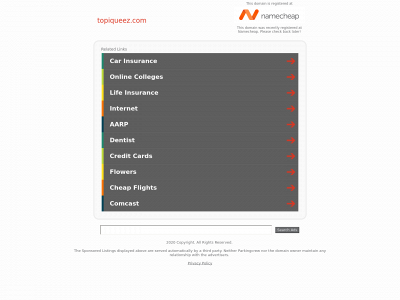 topiqueez.com snapshot