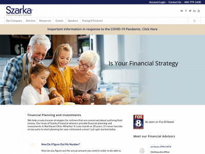 szarkafinancial.com snapshot