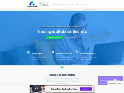 investmentals.com snapshot