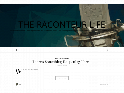 theraconteurlife.com snapshot