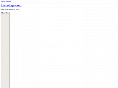 theliterology.com snapshot