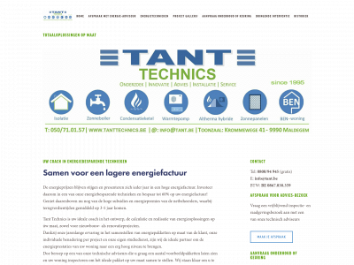 tanttechnics.be snapshot