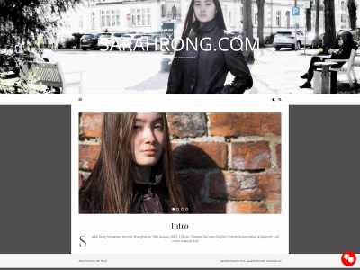 sarahrong.com snapshot