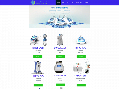 beautyequipment.no snapshot