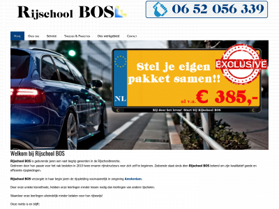 rijschoolbos.nl snapshot