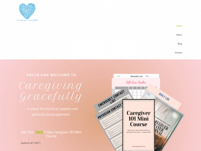 caregivinggracefully.com snapshot