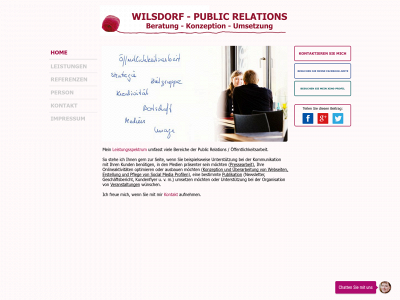 wilsdorf-pr.de snapshot