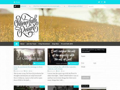 patiencefaithreward.com snapshot