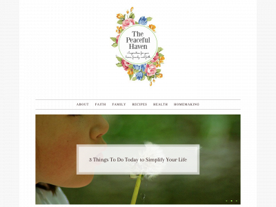 thepeacefulhaven.com snapshot