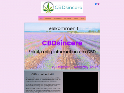 cbdsincere.com snapshot
