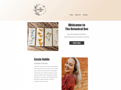 thebotanicalboxshop.com snapshot