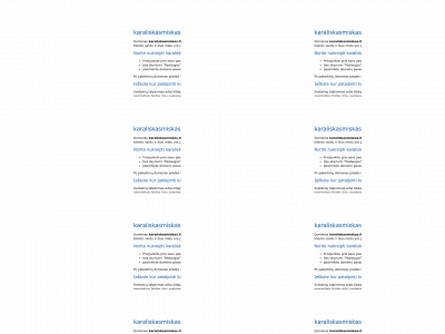 karaliskasmiskas.lt snapshot