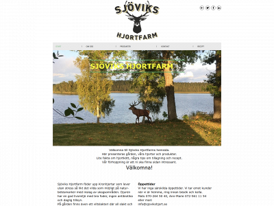 sjovikshjort.se snapshot