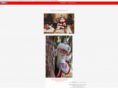 santachristopher.com snapshot
