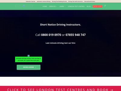 shortnoticedrivinginstructor.co.uk snapshot