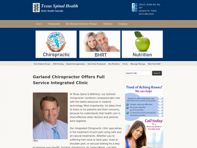 garlandchiropractor.com snapshot