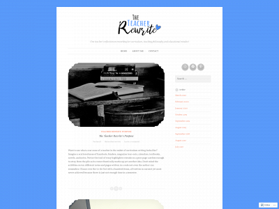 theteacherrewrite.com snapshot