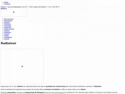 radiateur-bruxelles.be snapshot