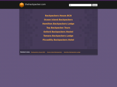 thehackpacker.com snapshot