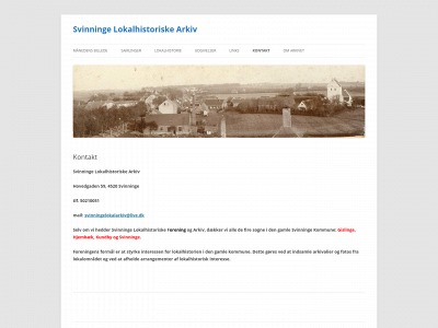 svinningelokalhistorie.dk snapshot