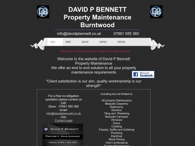 davidpbennett.co.uk snapshot