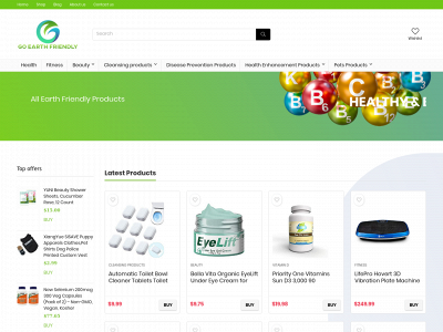 goearthfriendly.net snapshot