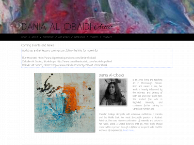 daniaalobaidi.com snapshot