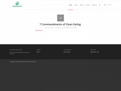 yourevolutionfitness.com snapshot