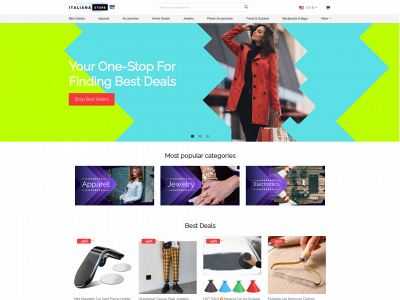 italiana-store.com snapshot